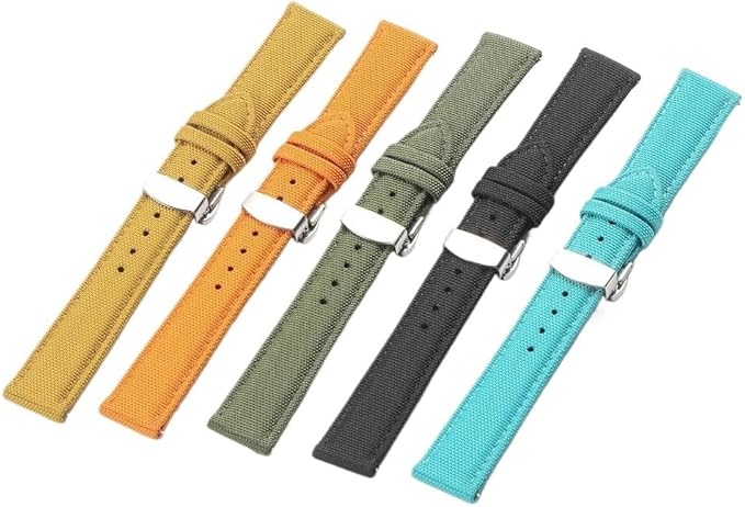 Quick Release Nylon Sailcloth Watch Strap