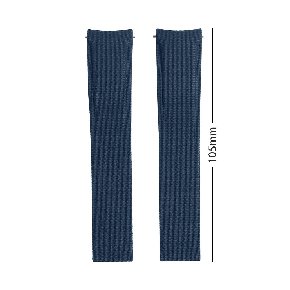 Rubber Watch Strap Universal Curved End Quick Release