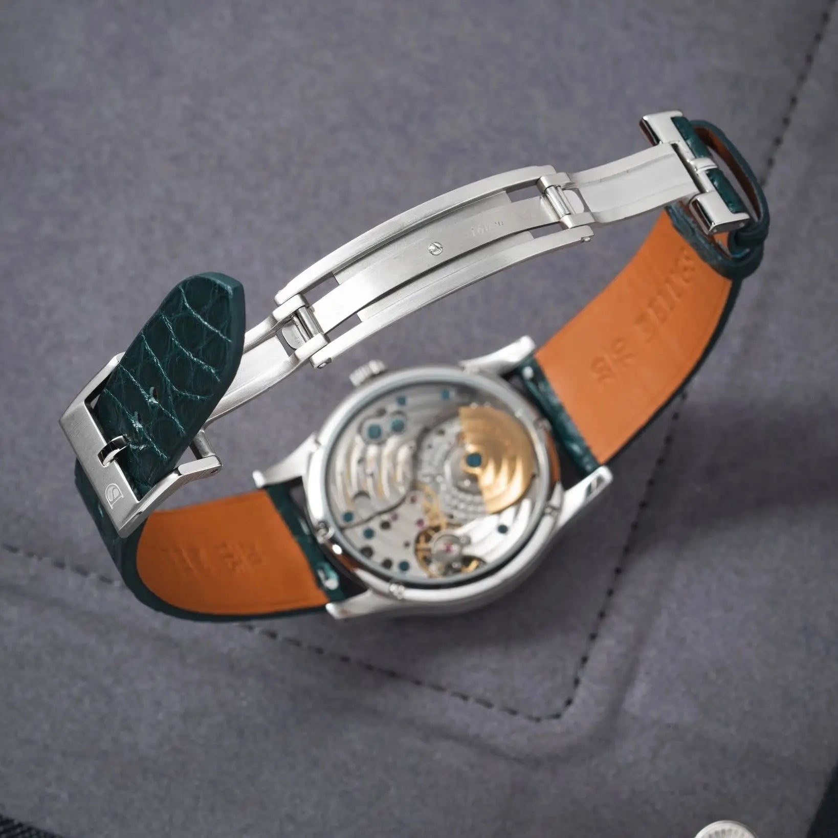Watch Strap Spring Deployant Buckle Perfect Fit for Rolex Cartier Omega Watch Original Repalcement Watch Band Clasp