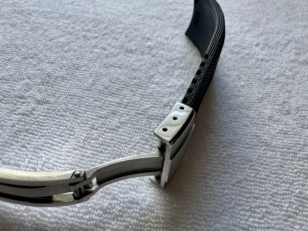 Rubber Watch Strap Universal Curved End Quick Release