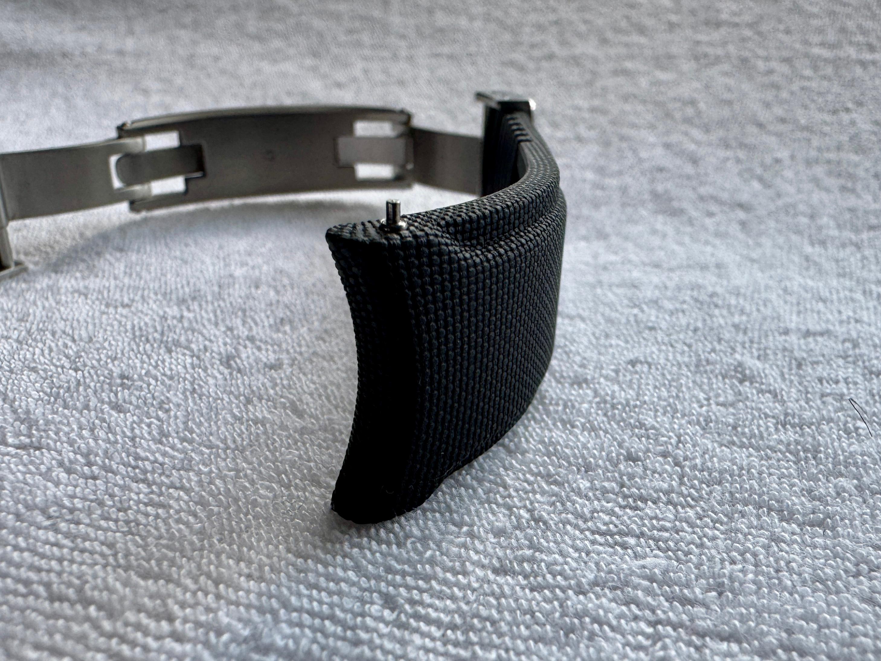 Rubber Watch Strap Universal Curved End Quick Release