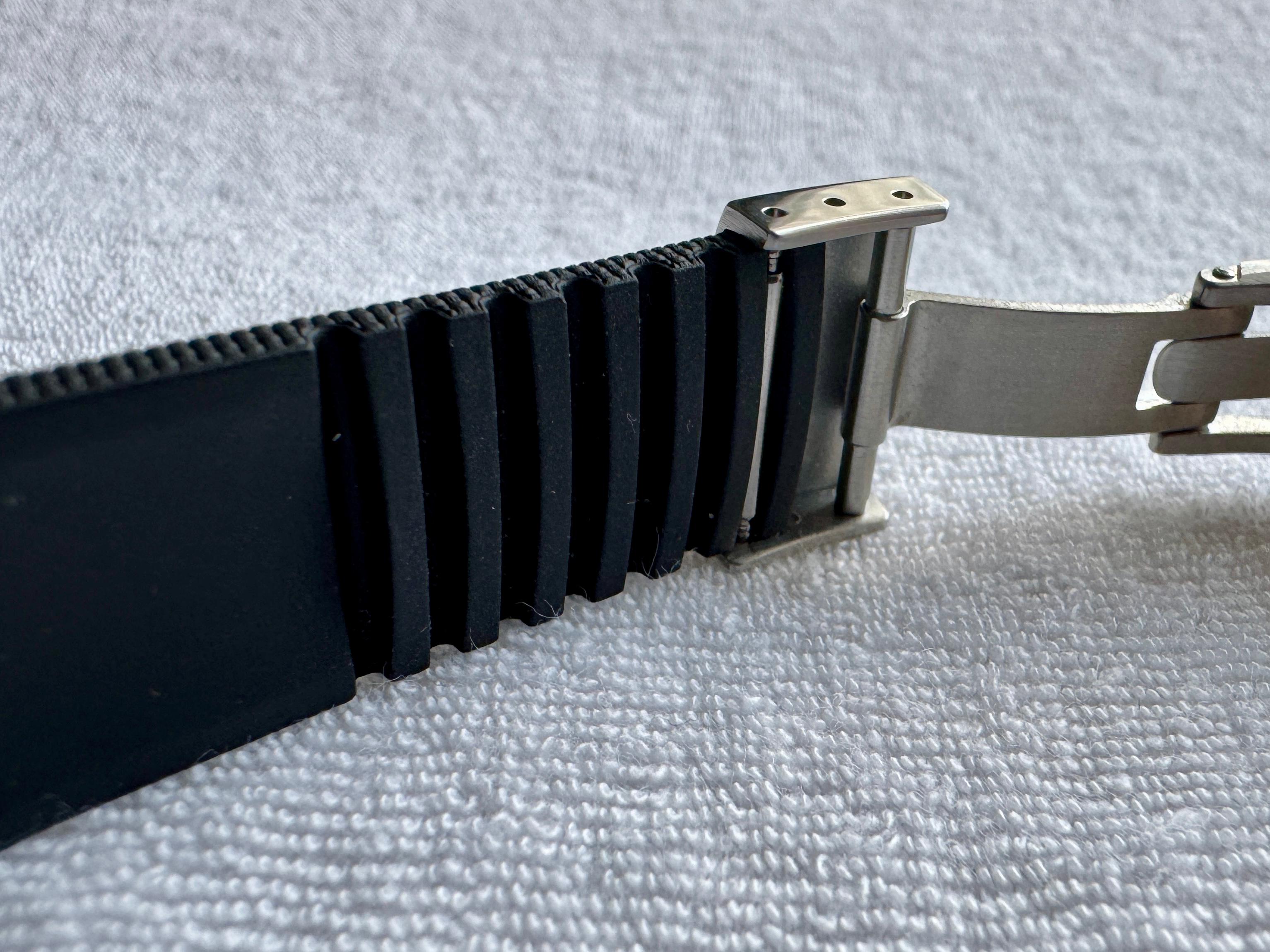 Rubber Watch Strap Universal Curved End Quick Release
